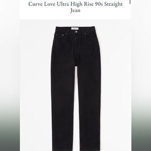 Abercrombie & Fitch 90’s Straight Ultra High Rise Curve Love